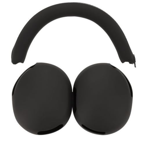 DAYJOY Silicone Earcup Cases Accessories Compatible with SONOS ACE Over Ear Headphones,Headband/Head Beam Cover with Zipper+Earcup Cover (Black)