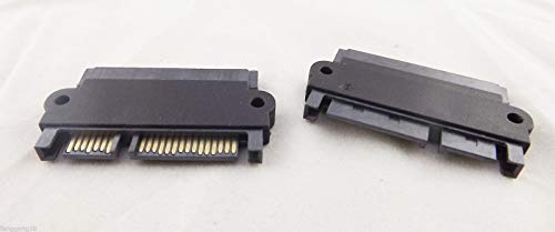 Adaptador convertidor cable SATA 22Pin macho a hembra miniatura 6