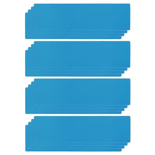 Badge Nominatif Magnétique pour Classe et Tableau Blanc | 16Pcs PATIKIL Bleu Ciel