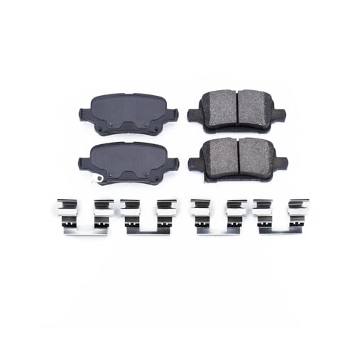 Image of PowerStop Rear Brake Pads for Buick LaCrosse 2017-18 |Regal Sportback 2018 |Regal TourX 2018-20 |Chevrolet Bolt EUV 2022-23 - Z17 Ceramic Brake Pads with Installation Hardware, 17-1857
