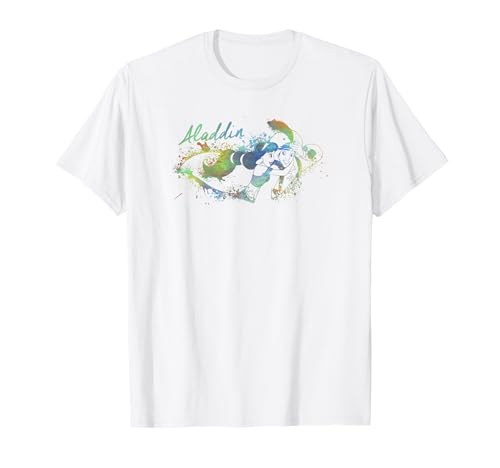 T-shirt Disney Aladdin et Jasmine, le vêtement aquarelle qui ravive vos souvenirs