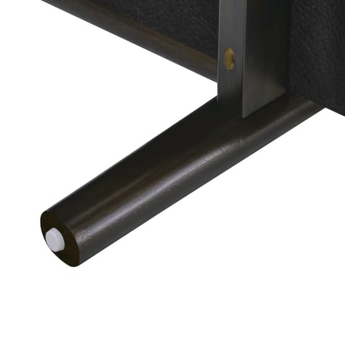 Sillón con cojín lumbar removible Negro miniatura 4