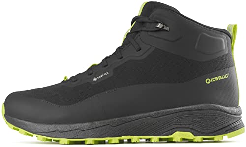 Icebug Mens Haze Mid Biosole GTX Midcut Hiking Shoe with Grip Sole