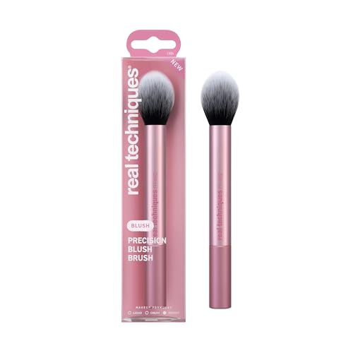 Real Techniques Precision Blush Brush, Blush Makeup Brush | Soft ...