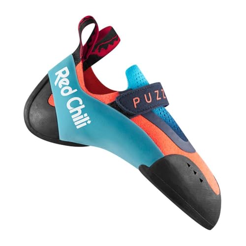 Red Chili Puzzle Kletterschuhe Kinder türkis/rot