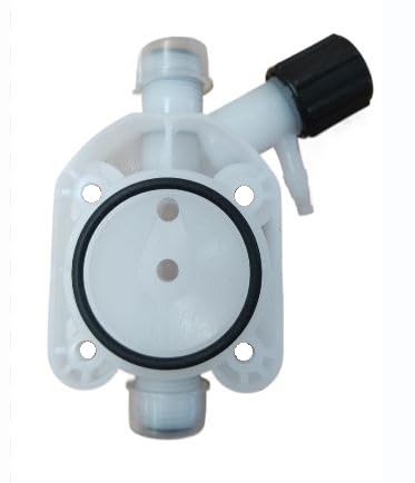 Cabezal para bombas VCx y FCx en PVDF y Vitón para tubo 4x6 a 3/8" aptos para Cloro y pH
