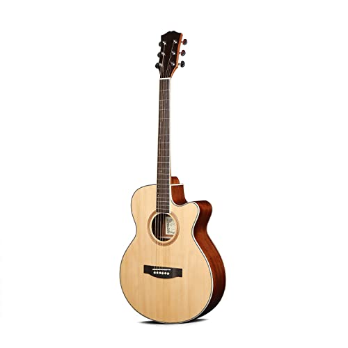 MEIeynt Kit de découpe de Guitare Acoustique pour débutant de 40 Pouces avec Sac de ramassage Tuner Capo Strap Mini… - Les Beatles, Paul McCartney, John Lennon, RIngo Starr, George Harrison MEIeynt Kit de découpe de Guitare Acoustique pour débutant de 40 Pouces avec Sac de ramassage Tuner Capo Strap Mini…