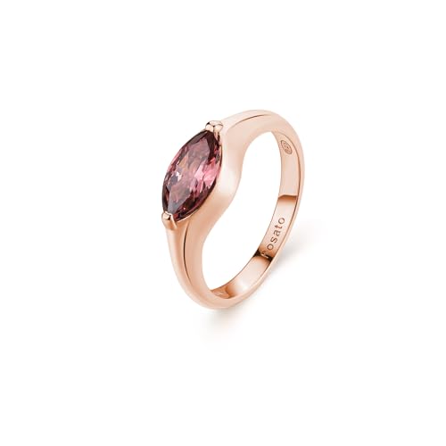 Bague Rosato Gaia RZGA61 l'éclat durable du métal précieux féminin
