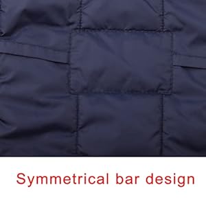 Fleece Lined Warm Dog Jacket for Puppy Winter Cold WeatherSoft Windproof Small Dog CoatBlue S