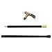 Golden Black Tiger Luxury Pattern Walking Stick Party Fashion Elegant Walking Stick Decorative Cospaly Cane Knob Crosier 90cm