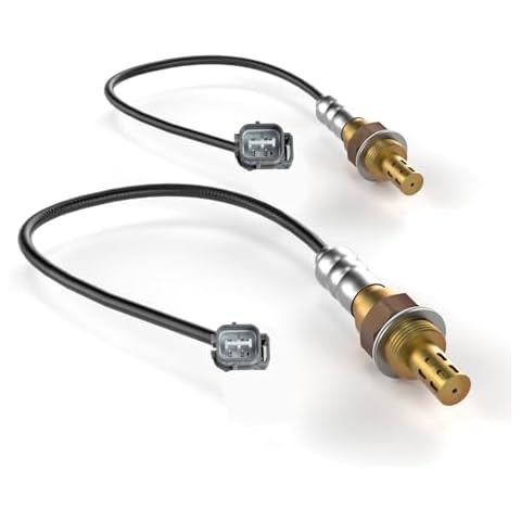 Nifeida 2PCS 234-4099 Oxygen Sensor Upstream Downstream SG336 13007 for 1992-2000 Honda Civic del Sol Odyssey Accord 92 93 95-99 Acura Integra NSX CL EL O2 Sensor Heated 4 Wire, OE#36531P06A11 Cover