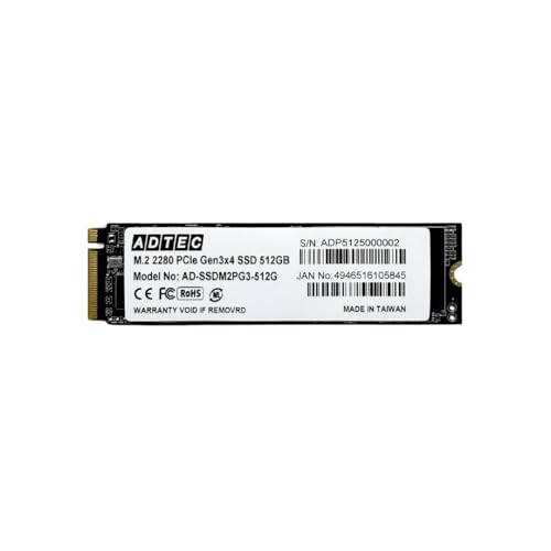 AhebN M.2 512GB 3D TLC NVMe PCIe Gen3x4(2280) 3Nۏ AD-SSDM2PG3-512G