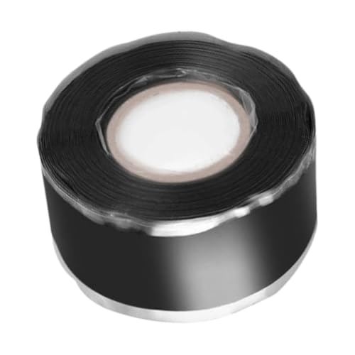 UTHCLO Cinta Selladora Autoadhesiva de Silicona Negra 3 Metros Resistente a Alta Presión y Temperatura para Reparación y Sellado de Tuberías de Agua y Fugas en Exteriores