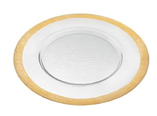 Plato Redondo con Borde Dorado 212 Main miniatura 1