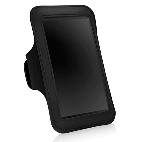 BoxWave Case Compatible with ZTE Blade A3 2019 - Sports Armband, Adjustable Armband for Workout and Running for ZTE Blade A3 2019 - Jet Black