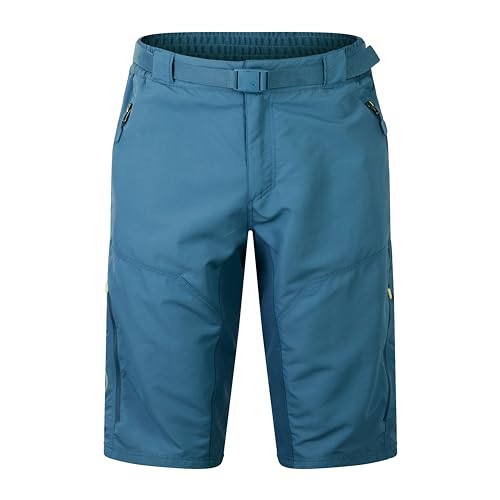 ENDURA Hummvee Pantaloncini Ampi con Fodera per Uomo, Blu Acciaio, S