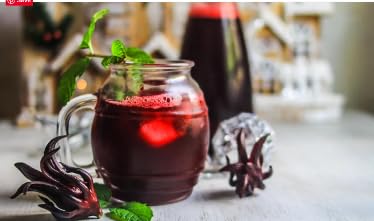 Miniatura 5 de Sémaj - Flor de acedera secaroselahibisco, hojas de acedera secas orgánicas (8 onzas, 8.04 oz) paquete económico con especias enteras, hoja de