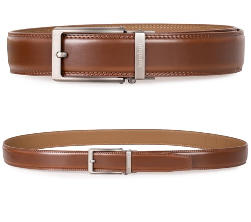 Image of HORNBULL Smith Leather Belt for Men | Mens Belt Autolock | Formal and Casual Leather Belt for Men
