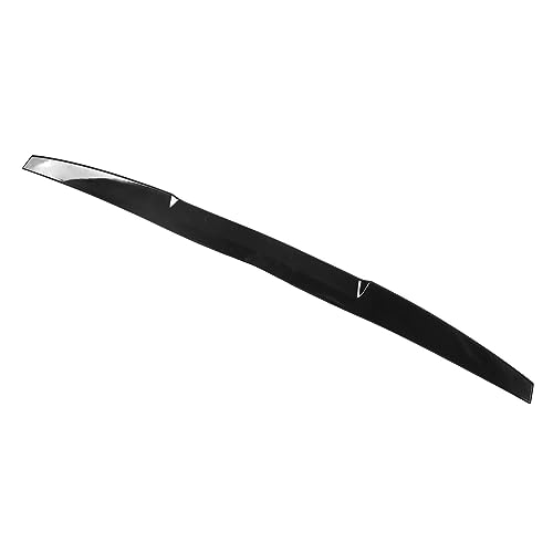 Rubber Rear Wing Trunk Spoiler, Nero Universale, Accessorio Aerodinamico per Modifica Auto, Sostituzione Parafango Posteriore, Spoiler per Coperchio Baule