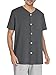 Esenchel Men's Button Up Pajama Shirt Cotton Sleep Top 2 Pack XXL Gray Navy