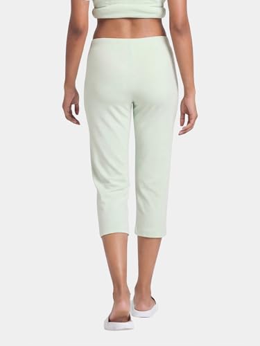 Image of Enamor Essentials E018 Stretch Cotton Lounge Capri for Women