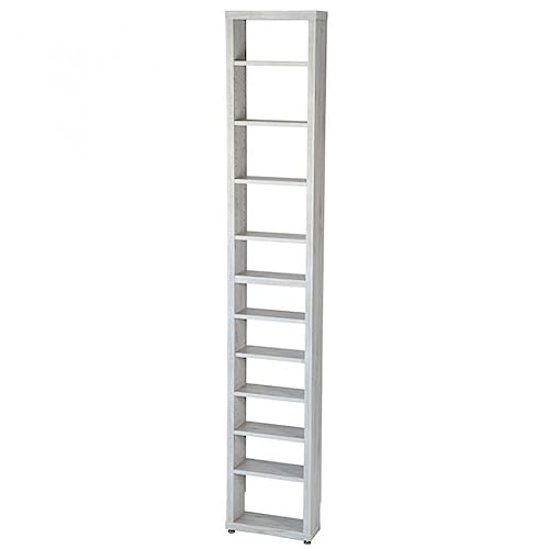 TOPKIT | Estantería Para Cd o Dvd Berlin 2011 | Medidas 208x36,5x15cm | Mueble de Salon |...