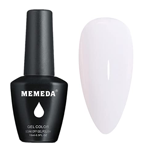Memeda Nail Gel Polish Spring Summer Nail Art Colors Nude Milky Uv Led Soak Off Clear Nail Gel Kit… #TOP1