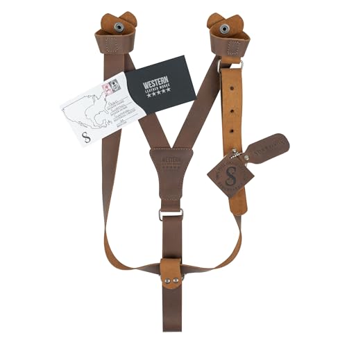 Image of Hat Harness, Hat Holder for Travel Transporting, Ideal for Purses, Totes, Bags, Backpacks and Luggage, Full Grain Leather, Handmade, Bourbon Brown