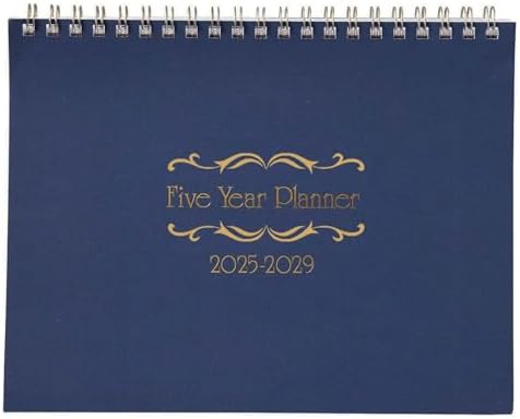 Amazon.com : Ritadeshop 5 Year Calendar Planner (Blue, 2025/2029,5 ...