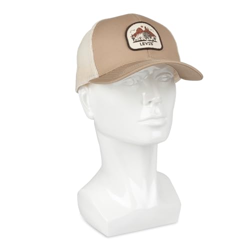 Image of Levi's Men's Classic Style Logo Trucker Hat - Adjustable Lightweight