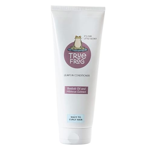 True Frog Leave-In Conditioner with Hibiscus Extract & Baobab Oil for Moisture & Frizz Control | Sulfate, Paraben & Silicone Free | 200 ml