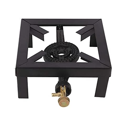 ColdShine Gas Boiling Ring Cast Iron LPG Camping Burner Outdoor Cooker Stove for Restaurant Catering Fishing Cover