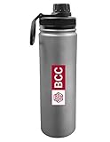The Fanatic Group Burlington County College Dual Walled Stainless Steel Sports Bottle, Design-2 - Silver