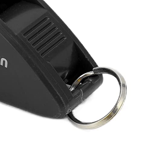 Silbato de plástico portátil para deportes negro miniatura 7