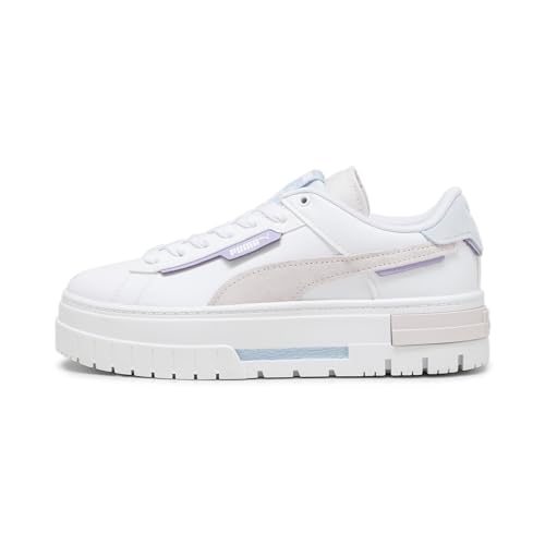 Image of PUMA Womens Mayze Crashed Wns White-Galaxy Pink Sneaker - 8 UK (39249501)