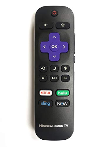 Hisense Roku TV Remote w/Volume Control & TV Power Button for All Hisense