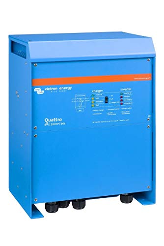 Victron Energy Quattro 5000VA 48-Volt Pure Sine Wave Inverter 70 amp Battery Charger