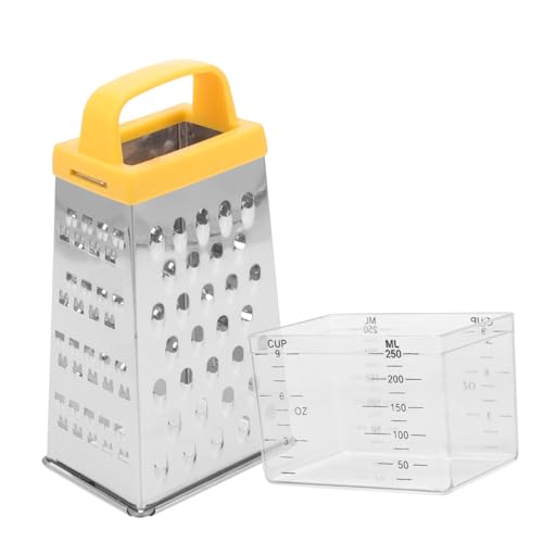 ERINGOGO 多機能ステンレス製四面グレーター 野菜スライサー チーズおろし器 時短調理 キッチンツール 設計 家用