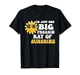 Funny I'm Just One Big Freakin Ray Of Sunshine Summer T-Shirt