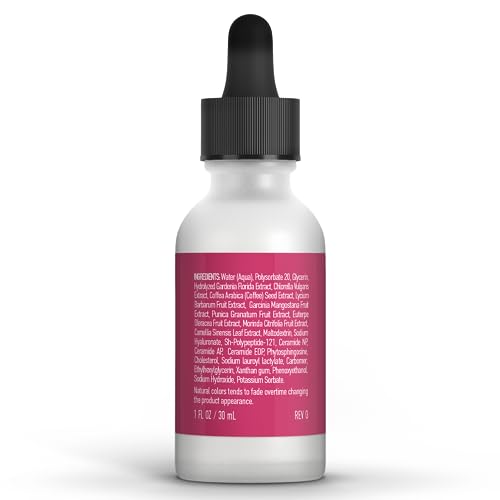 TruSkin Collagen Peptides Serum for Face – Smoothing Serum with Peptides, Ceramides & Superfruits – Support Skin’s Natural Collagen & Skin Barrier for a Radiant, Healthy-Looking Glow - 1 fl. Oz