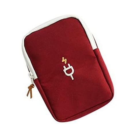YCLIUdming Cable Organizer Bag Travel Electronics Organiser Portable Electronic Accessories Bag for Power Bank Camera USB Charger Cables Hard Disk Cover