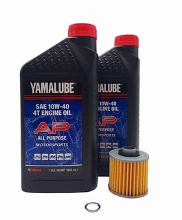 Yamaha Raptor 700/700R Oil Filter & 2 Quarts LUB-10W40 Kit