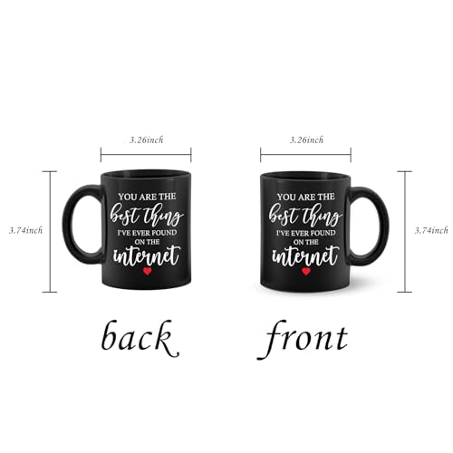 Taza de café cerámica 11 oz color negro miniatura 4