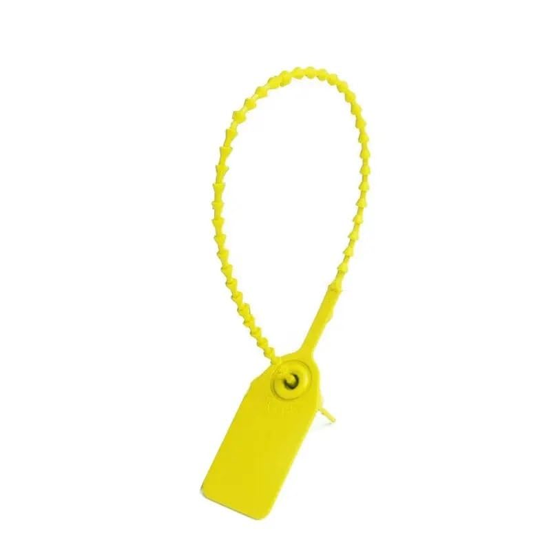 Etichette in plastica, 100 pezzi di timbri segnaletica manipolazione autobloccanti numerati monouso multicolore (blu)