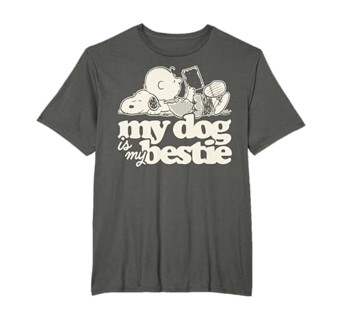 Peanuts - Snoopy y Charlie Brown My Dog Is My Bestie Camiseta