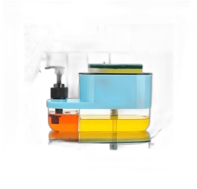 3 in 1 Soap Pump Dispenser for Dishwasher Liquid, Soap Dispenser for Kitchen, Kitchen Wash Basin Accessories, Kitchen Liquid Dispenser Luxurious Bathroom Access|Type -790 for Home and Kitchen-picture-26