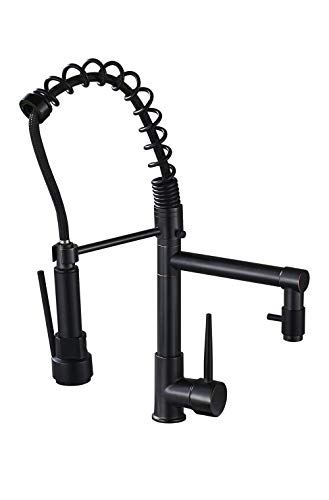 Robinet de cuisine en laiton brossé rotatif pour simplifier la préparation des repas