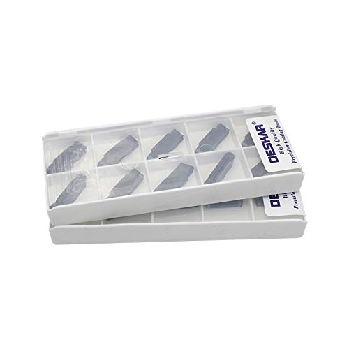 10 P MRMN200-G LDA CNC-Werkzeuge Nuten-Hartmetall-Einsatz für MGIV R/MGEHR Nutschneiden für P.M.K