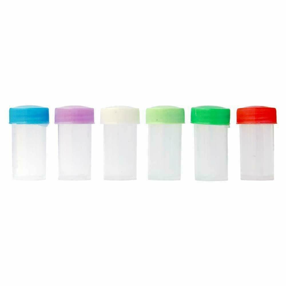 Sainio 4dram - Bottiglia vuota in plastica per omeopatia, con tappo a chiusura facile, confezione da 144