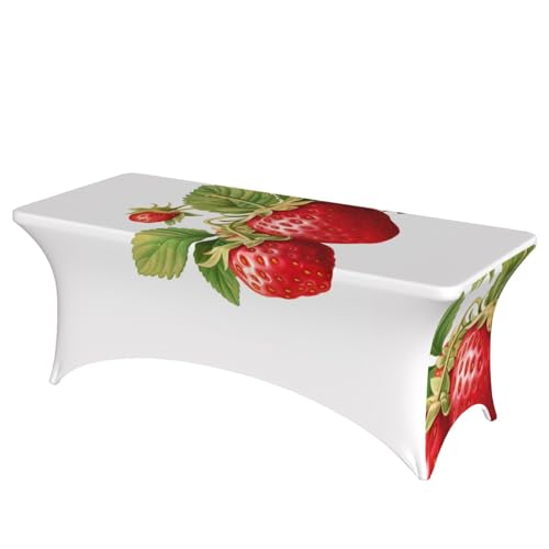 ZTPOWQA Mantel rectangular grande con estampado